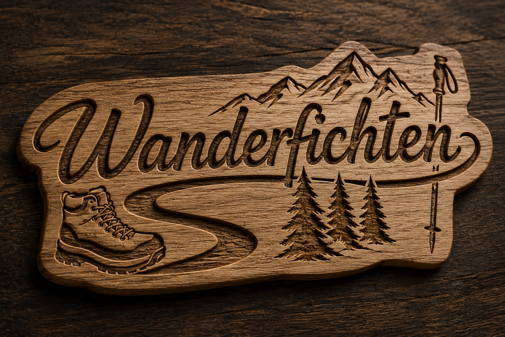 Individuelles Wunsch-Schild aus Holz